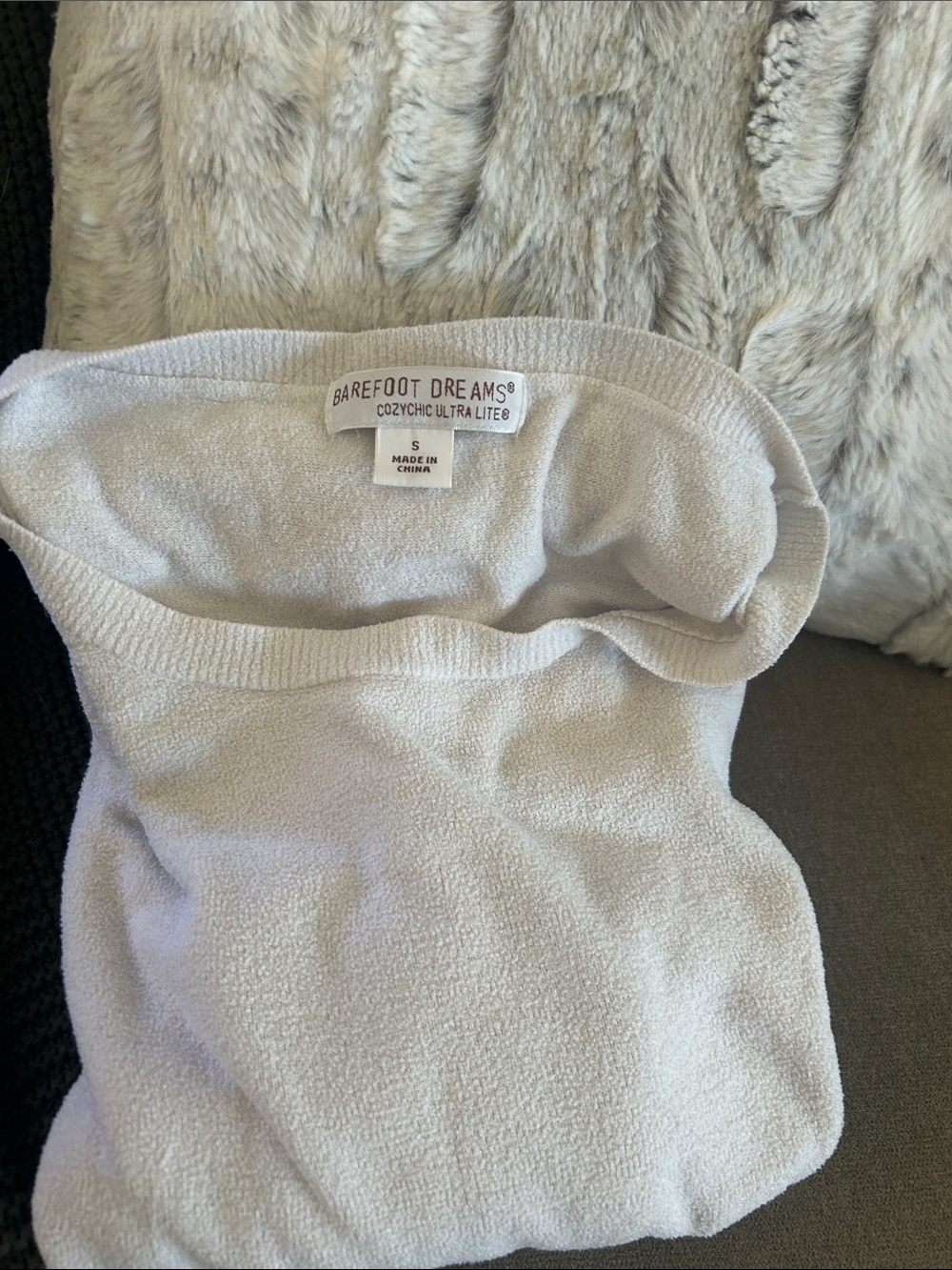 Barefoot Dreams CozyChic Ultra Lite Pullover - Light Gray